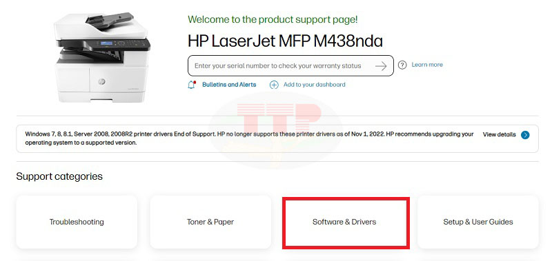 Hướng dẫn tải Driver máy in HP M438N/M438DN/M438NDA - 3