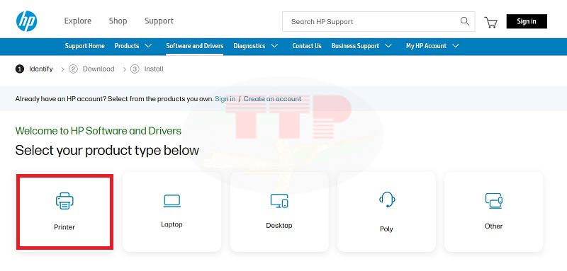 Hướng dẫn tải Driver máy in HP MFP M283Fdw/ M283Fdn - Bước 2