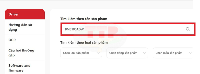 Hướng dẫn tải Driver máy in Pantum BM5100ADW/ BM5100ADN - Bước 2