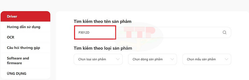 Hướng dẫn tải Driver máy in Pantum P3012D - Bước 2