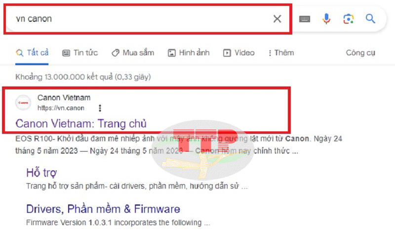Hướng dẫn tải Driver Máy photocopy Canon IR 2006N - Bước 1