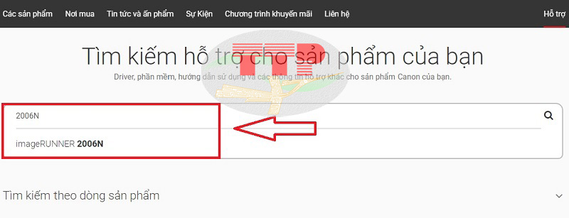Hướng dẫn tải Driver Máy photocopy Canon IR 2006N - Bước 3