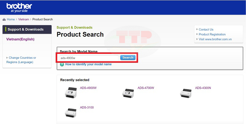 Hướng dẫn tải Driver máy scan brother ADS-4900w - Bước 3