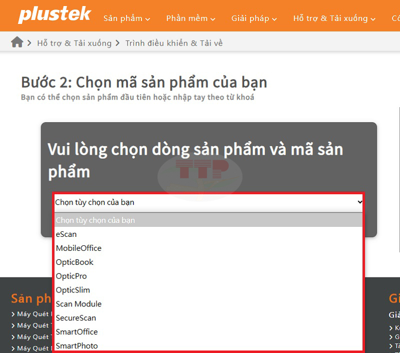 Hướng dẫn tải Driver Plustek 286 Plus - Bước 2