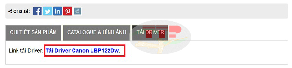 Hướng dẫn tải và cài đặt Driver Canon LBP 122Dw