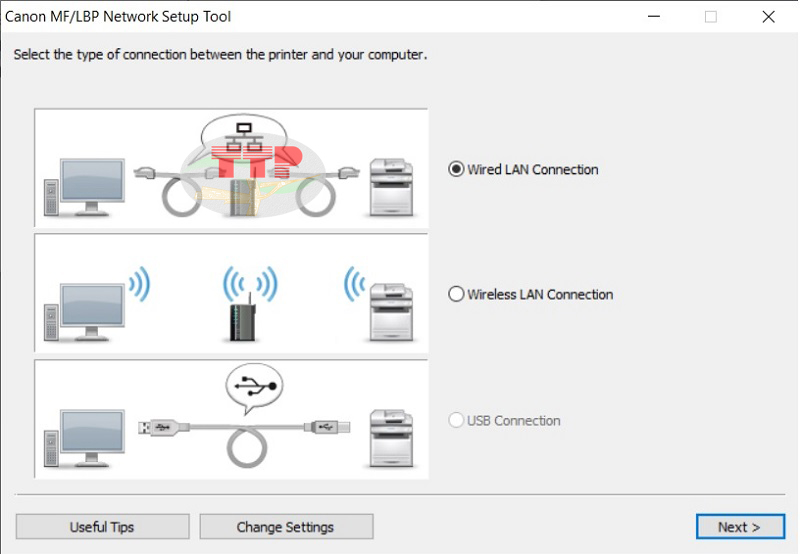 Hướng dẫn thiết lập IP tĩnh máy in Canon LBP 6320Dn - Bước 2