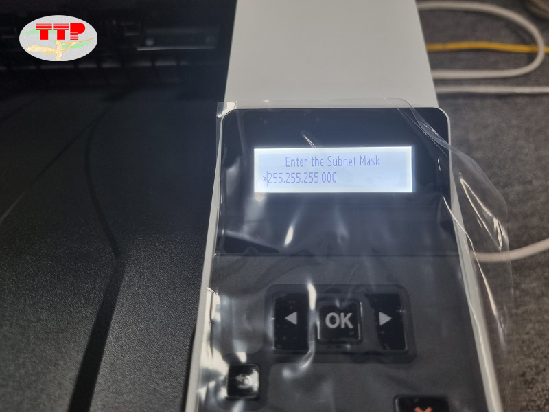 Thiết lập IP cho máy in HP 4003dn/4003dw - Bước 10