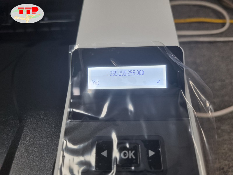 Thiết lập IP cho máy in HP 4003dn/4003dw - Bước 11