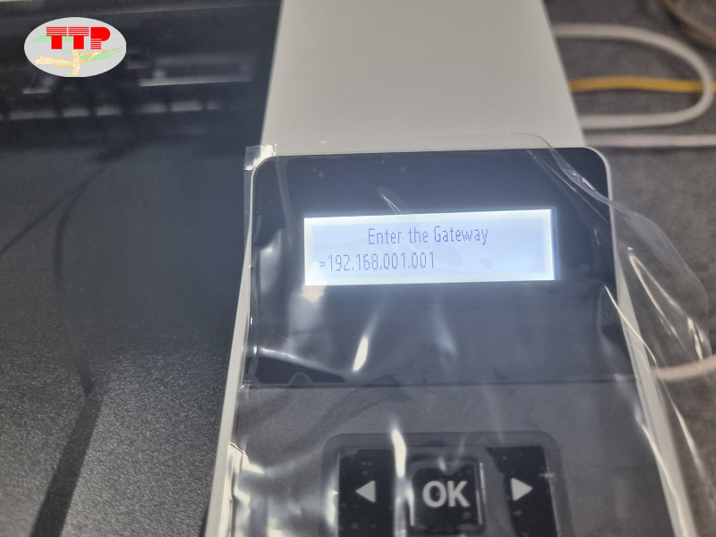 Thiết lập IP cho máy in HP 4003dn/4003dw - Bước 