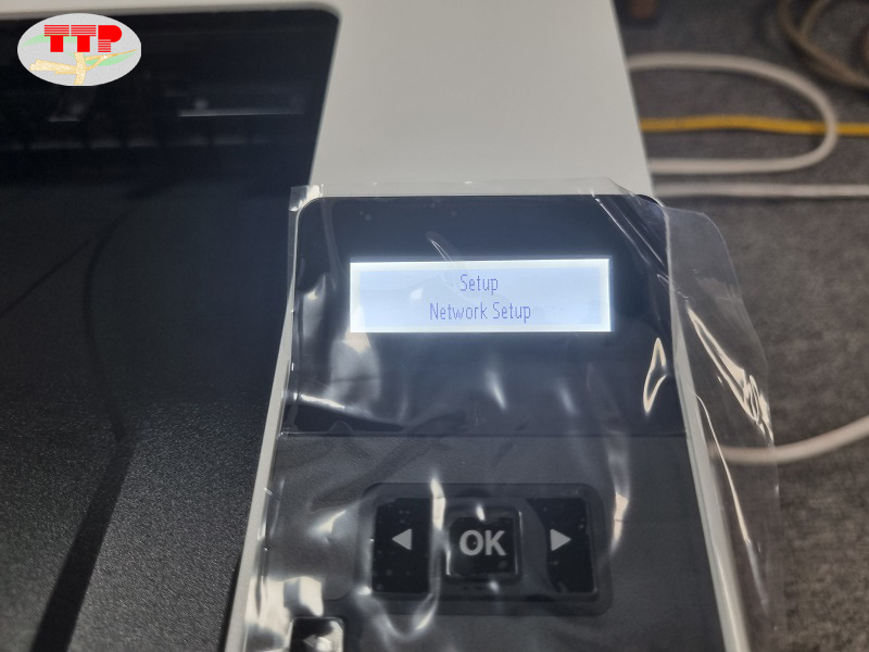 Thiết lập IP cho máy in HP 4003dn/4003dw - Bước 3