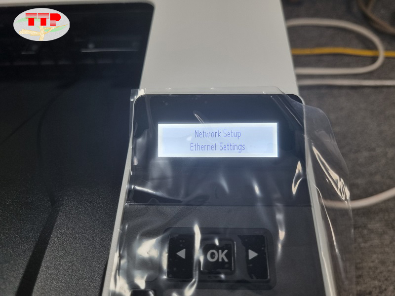 Thiết lập IP cho máy in HP 4003dn/4003dw - Bước 4