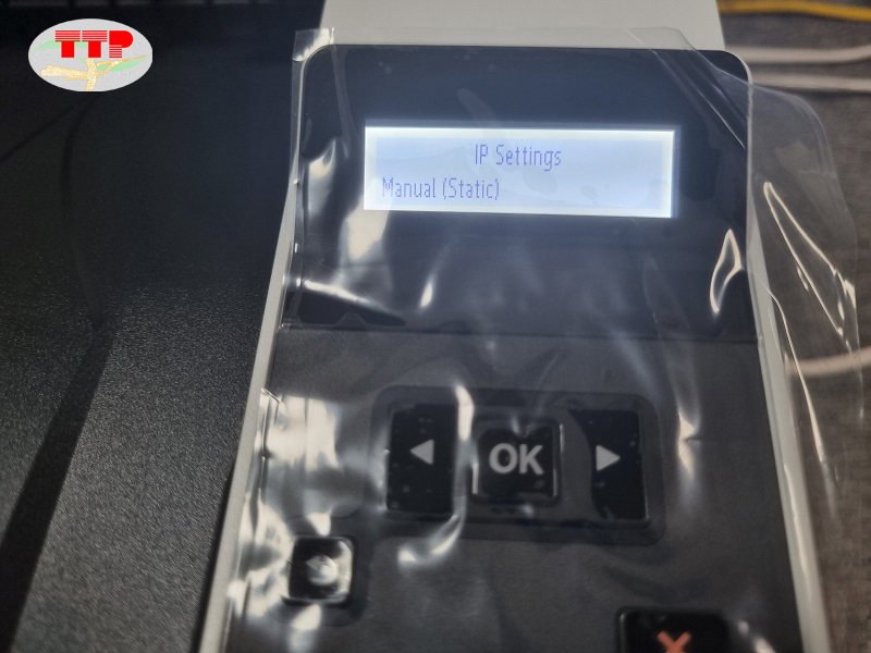 Thiết lập IP cho máy in HP 4003dn/4003dw - Bước 7