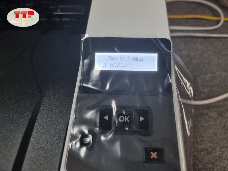Thiết lập IP cho máy in HP 4003dn/4003dw - Bước 8