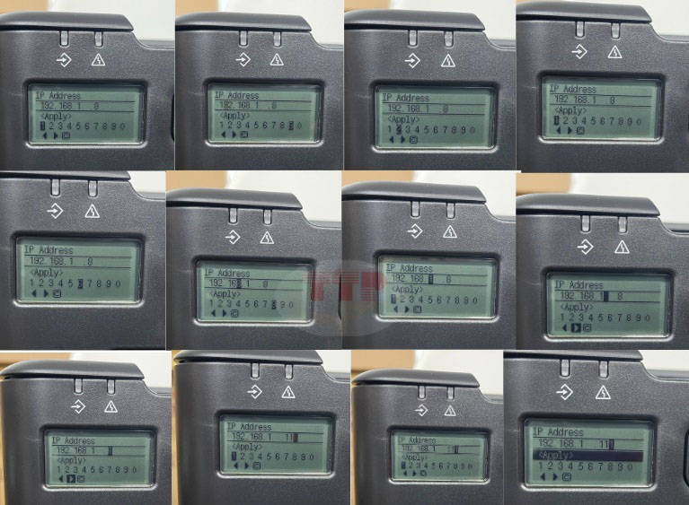 Hướng dẫn thiết lập IP Canon 122Dw/ 121Dn TTP - Bước 10