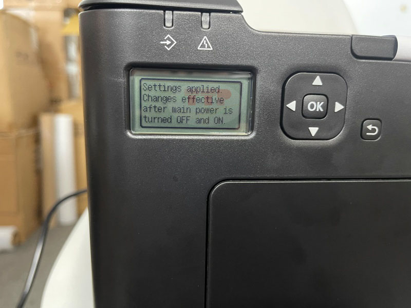 Hướng dẫn thiết lập IP Canon 122Dw/ 121Dn TTP - Bước 12