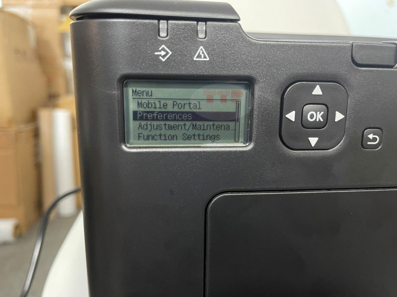 Hướng dẫn thiết lập IP Canon 122Dw/ 121Dn TTP - Bước 2