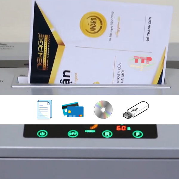 Máy hủy tài liệu Silicon PS 5700C