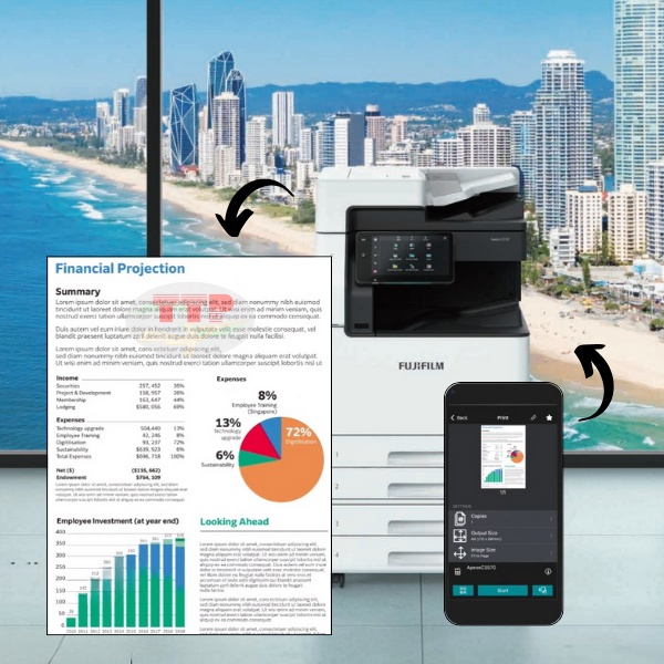 Máy photocopy màu FujiFilm Apeos C3070