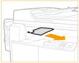 kẹt giấy ở ngõ giấy ra