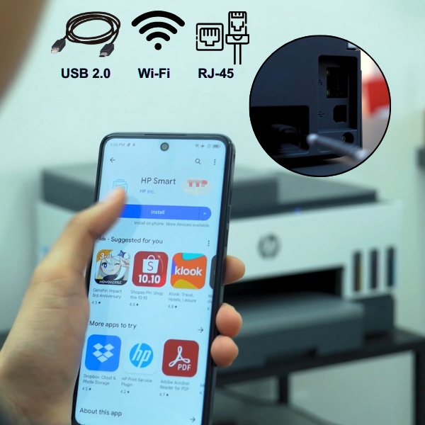 Máy in phun màu HP Smart Tank 750 6UU47A