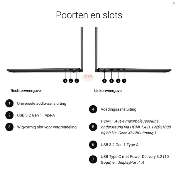 ​ Laptop 16 DC16250 C7U161W11BLU Intel Core 7 TTP