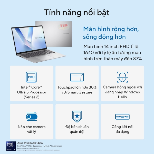 Laptop ASUS Vivobook 14 A1407CA-LY008WS TTP