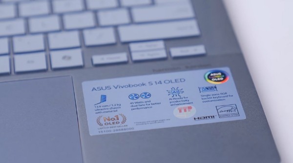 Laptop ASUS Vivobook S 14 OLED S5406SA-PP060WS TTP