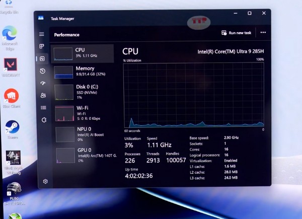 Laptop ASUS Zenbook 14 OLED UX3405CA-PZ204WS TTP