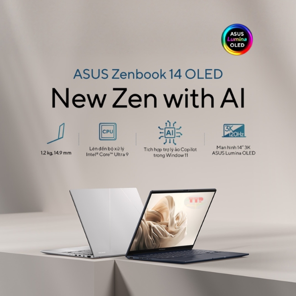 Laptop ASUS Zenbook 14 OLED UX3405MA-PP152W TTP