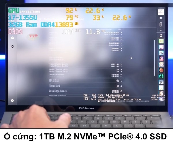 ​ Laptop ASUS Zenbook S 13 OLED UX5304VA-NQ126W TTP