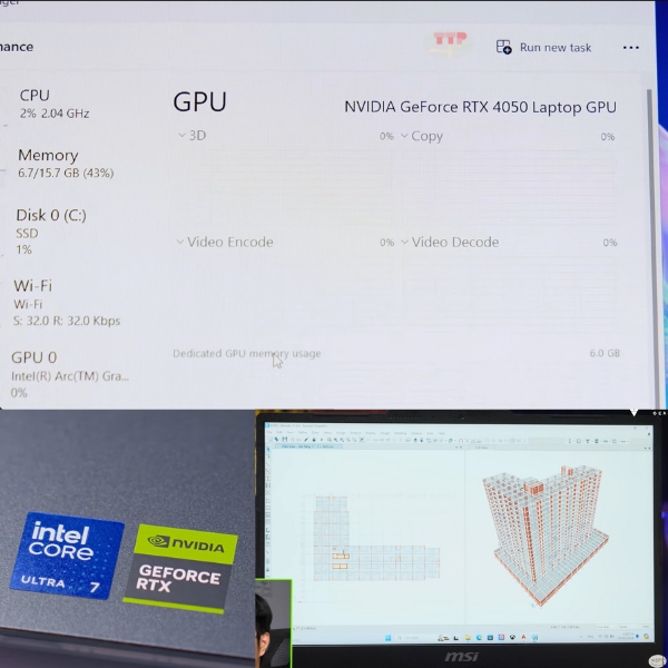 Laptop MSI Cyborg 15 AI A1VEK 053VN TTP