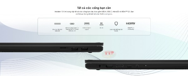 Laptop MSI Modern 15 H AI C2HMG-220VN TTP