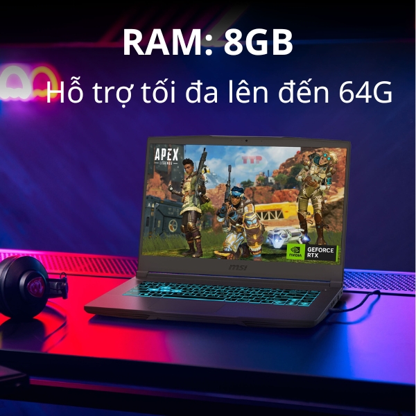 Laptop MSI Thin A15 B7VE 023VN Ryzen 5 TTP