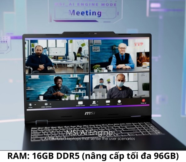 Laptop MSI Venture A15 AI A2HMG-003VN TTP