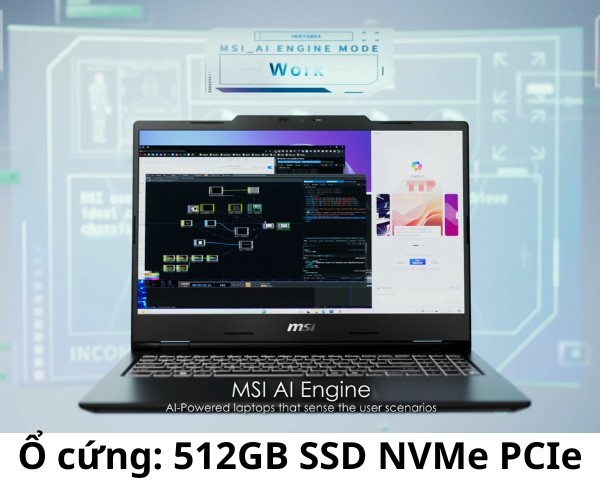 Laptop MSI Venture A15 AI A2HMG-003VN TTP