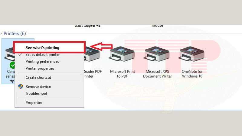 Bước 2 - Lỗi máy in bị tạm dừng