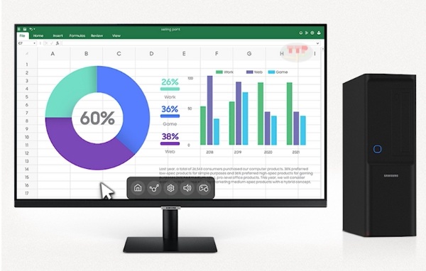 Màn hình Samsung LS32DM700UEXXV 32 inch TTP