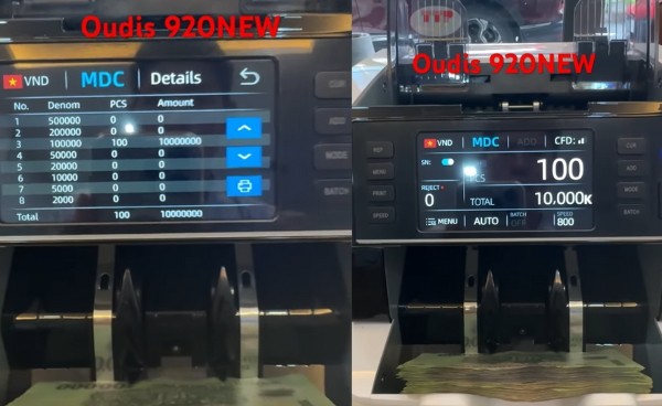 Máy đếm tiền Oudis 920 NEW TTP