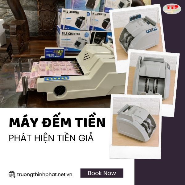Máy đếm tiền phát hiện tiền giả - TTP