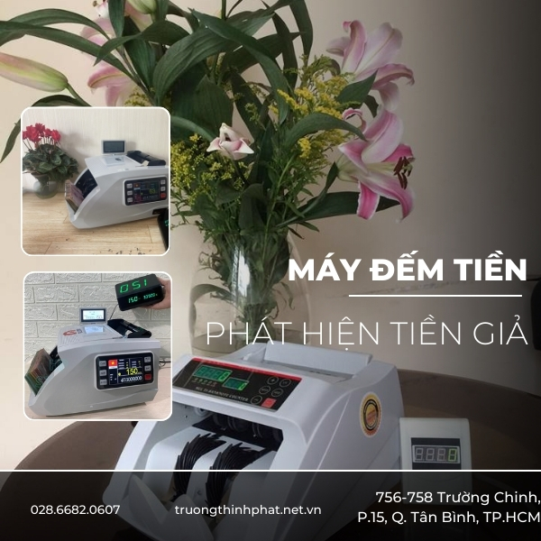 Máy đếm tiền phát hiện tiền giả - TTP