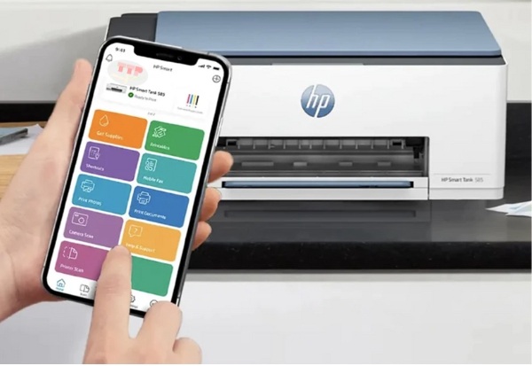 Máy in HP Smart Tank 585 1F3Y4A TTP