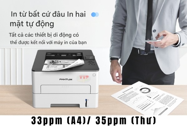 Máy in laser Pantum P3300DW TTP