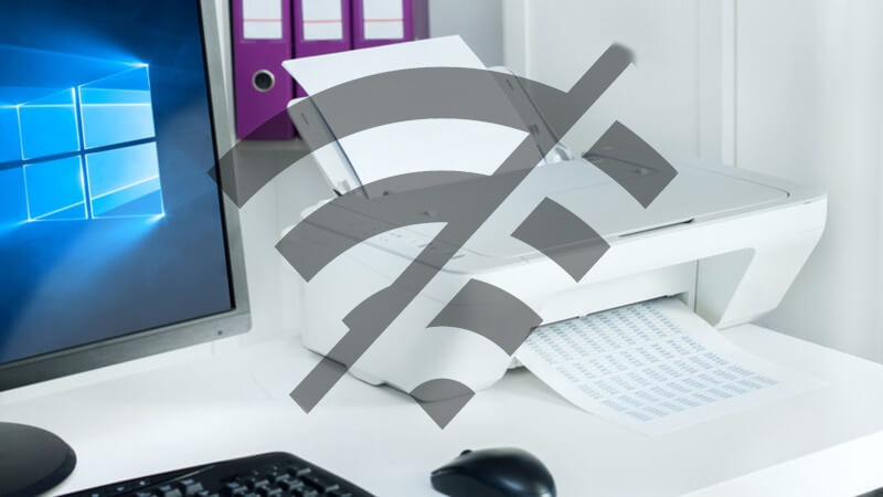 Máy in không in được do kết nối wifi