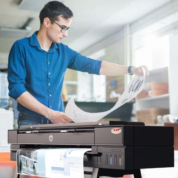 Máy in màu HP DesignJet T858