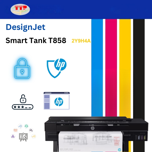 Máy in màu HP DesignJet T858