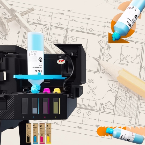 Máy in màu HP DesignJet T858