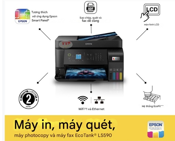 Máy in phun màu Epson Ecotank L5590 TTP