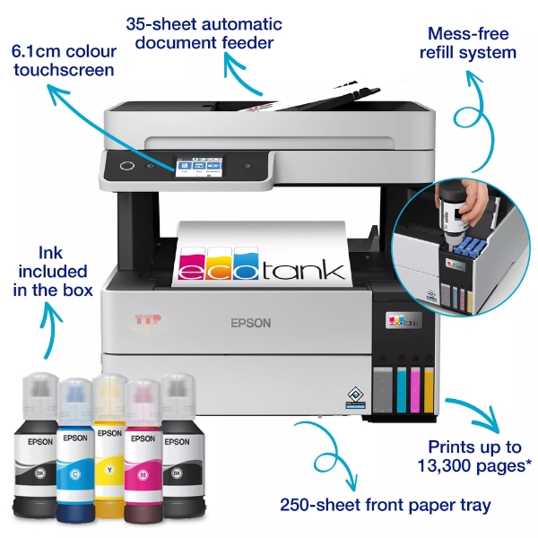 Máy in phun màu Epson Ecotank L6460 TTP