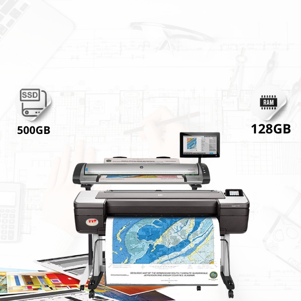 Máy in phun màu HP DesignJet T1708