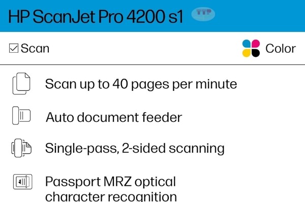 ​ Máy scan HP ScanJet Pro 4200 s1 TTP